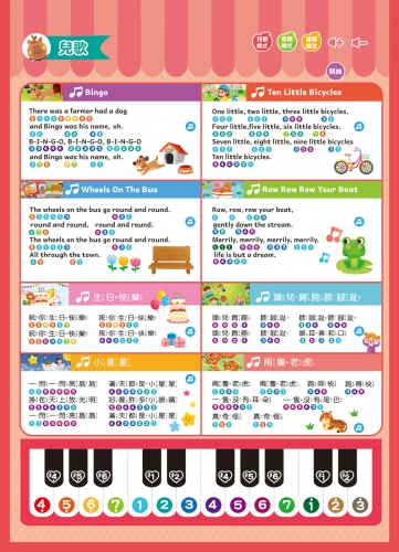 BABY認知點讀掛圖本